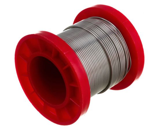 Припой ПОМ-3 проволока серия Алмаз (1 мм, 100 г, ГОСТ 21931-76, катушка) TDM SQ1025-0341 – изображение 2