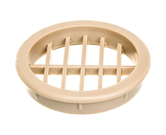 Решетка круглая вентиляционная (d=47 мм; слоновая кость) Volpato 2190-443-AV – изображение 2