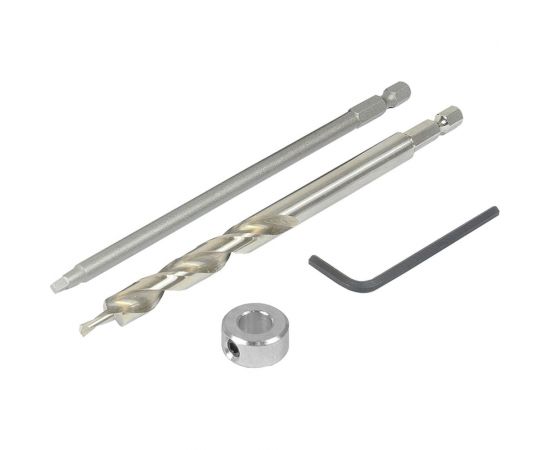 Кондуктор регулируемый в систейнере на 2 гильзы для соединений под углом Pocket-Hole с набором из 50 саморезов WOODWORK PHJ-03 SET – изображение 2