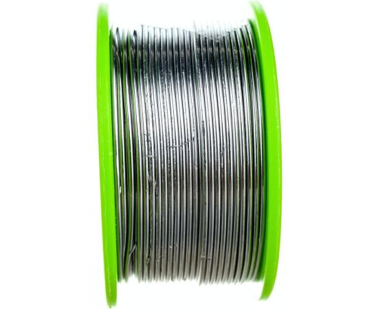 Припой с канифолью на пластмассовой катушке POS61 (1 мм; 100 г) СИБРТЕХ 913367 – изображение 3