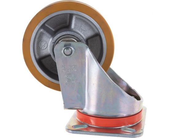 Колесо с вращающейся опорой и пластиной крепления (100 мм; 250 кг) Tellure rota 657602 – изображение 3
