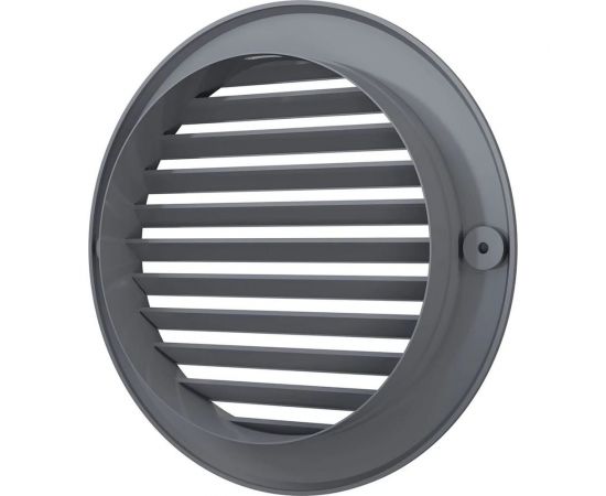 Решетка наружная вентиляционная круглая 16РКН (200 мм; с фланцем 160 мм; ASA; серая) ERA 87-656 – изображение 4