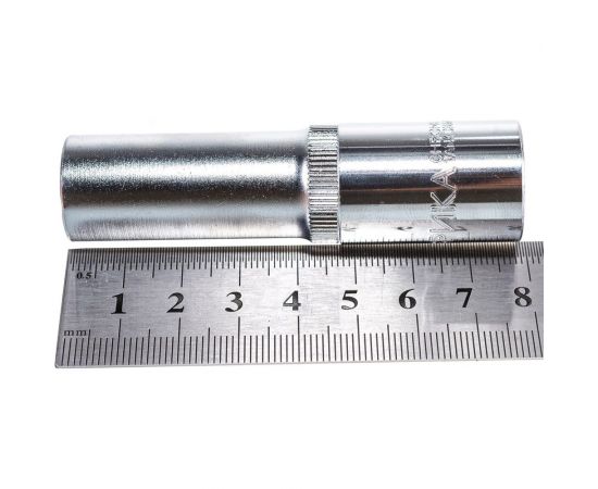 Головка торцевая 12-гранная глубокая (13 мм; 80 мм; 1/2"") ЭВРИКА ER-91506-12 – изображение 4