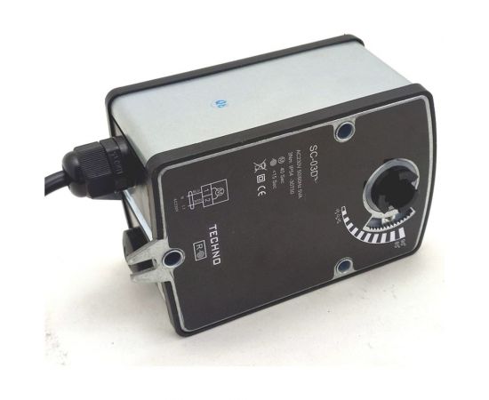 Электропривод воздушной заслонки с пружиной SC-03DN/230V, 3Nm, ON/OFF, 230AC TECHNO 210300 – изображение 4