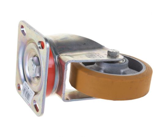 Колесо с вращающейся опорой и пластиной крепления (100 мм; 250 кг) Tellure rota 657602 – изображение 4