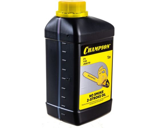 Масло для 2-тактных двигателей полусинтетическое JASO FD 1 л Champion 952830 – изображение 5