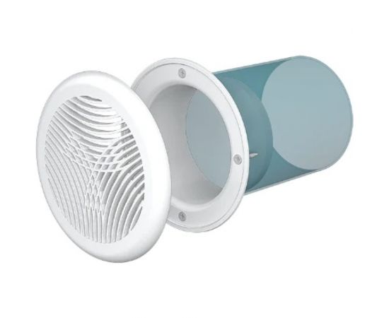 Решетка вентиляционная 15РПКФ приточно-вытяжная (200 мм; с фланцем 150 мм; АБС) ERA 90-00970 – изображение 5