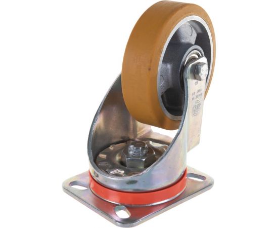 Колесо с вращающейся опорой и пластиной крепления (100 мм; 250 кг) Tellure rota 657602 – изображение 6