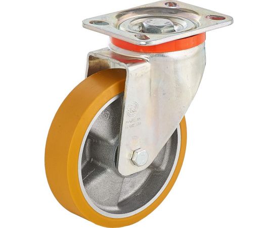 Колесо с вращающейся опорой и пластиной крепления (100 мм; 250 кг) Tellure rota 657602 – изображение 10