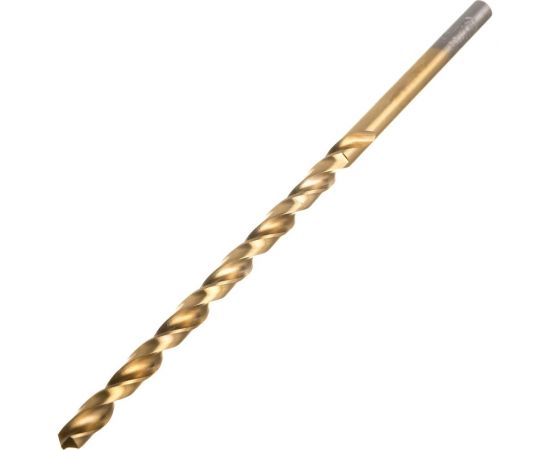 Сверло по металлу Туламаш цилиндрический хвостовик 5.2 мм А1 Р9 нитрид титана ТМ 55283 