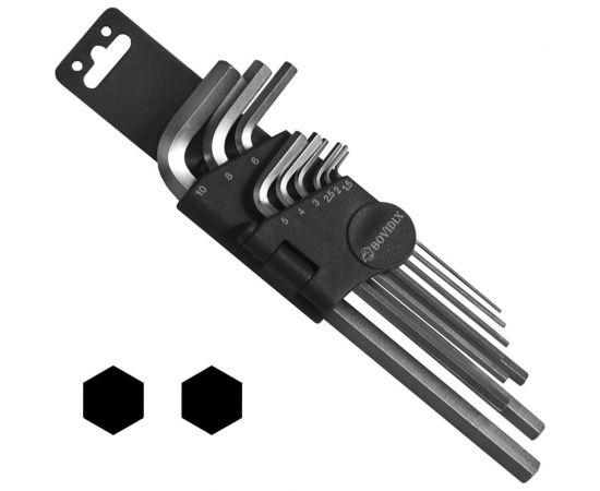Набор шестигранных ключей BOVIDIX 6030409 