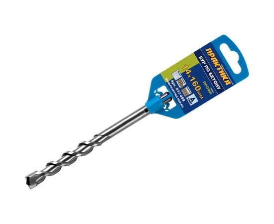 Бур по бетону серия Профи (14х160 мм; SDS-plus) ПРАКТИКА 037-459 