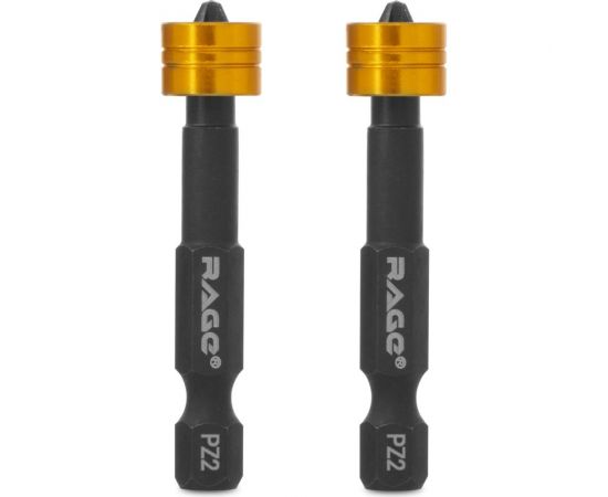 Биты магнитные с ограничителем PZ2, 50 мм, 2 шт, s2 rage by VIRA 554134 