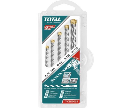 Набор сверл по камню 5 шт. TOTAL TACSD5055 