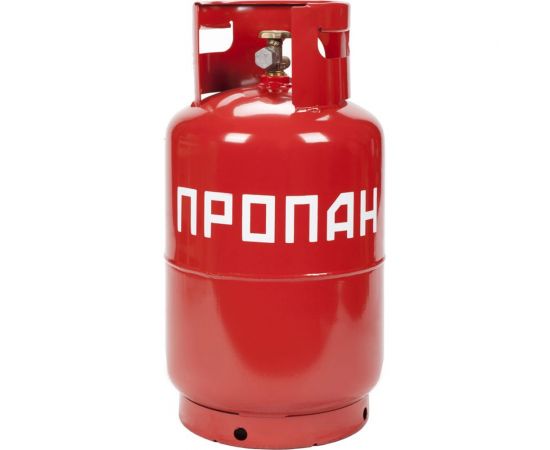 Баллон пропан 12 л бытовой с вентилем ВБК НЗГА с предохранительным клапаном Спец СВ-БАЛ12ВБКН 