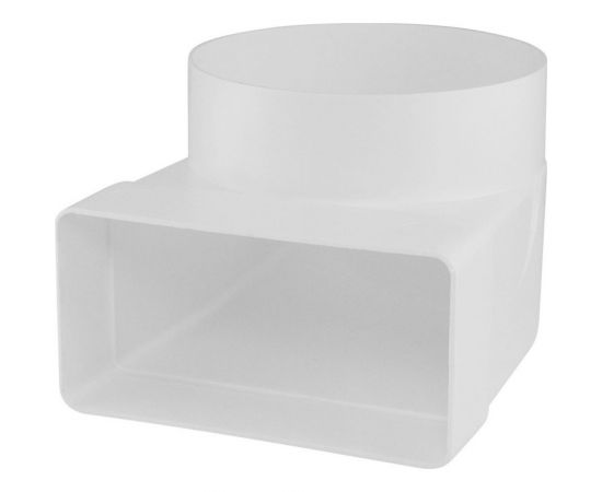 Соединительное колено плоского воздуховода с круглым (60х120/100 мм; 90 градусов) TDM SQ1807-1754 