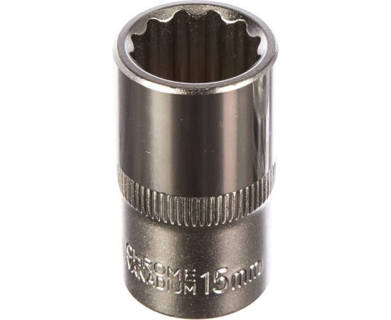 Головка торцевая 12-гранная (15 мм; 40 мм; 1/2"") ЭВРИКА ER-91308-12 