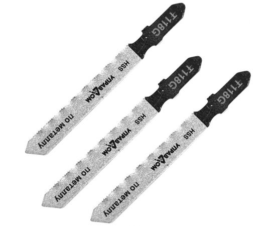 Полотна для электролобзика EU-хвостовик, тип Т118G, 3 шт Управдом 4100002556 