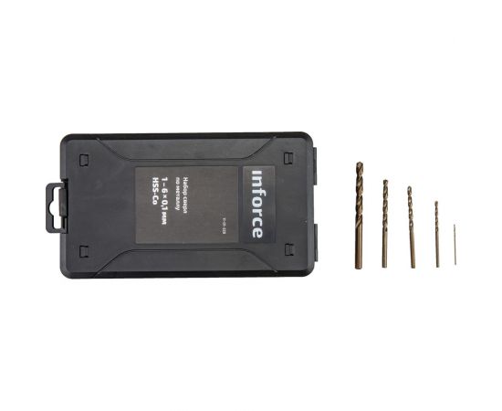 Набор сверл по металлу HSS-Co (51 шт; 1-6 мм) Inforce 11-01-328 – изображение 2