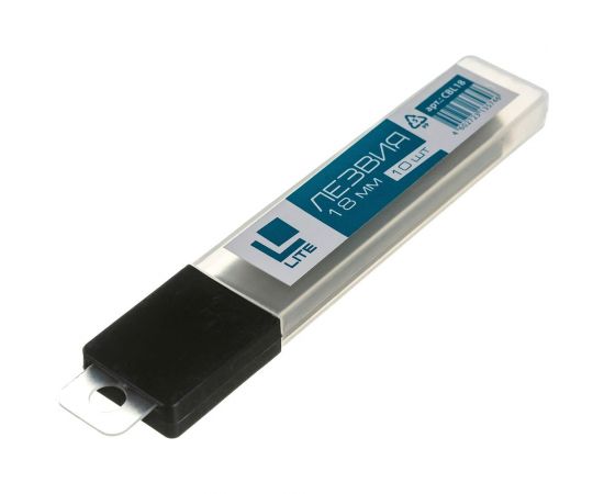 Лезвие д/ножей 18 мм, металл, 10 шт LITE CBL18 – изображение 2