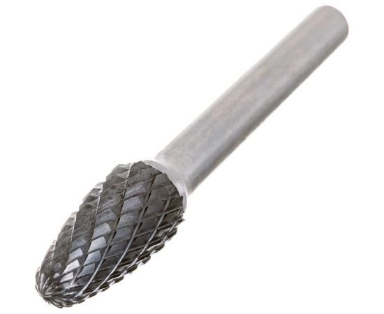 Борфреза твердосплавная (10x6x20x65 мм; тип F-Парабола с радиусом) Профоснастка №340 860661020650 – изображение 3