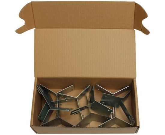 Комплект, набор из 10 держателей для молниезащиты TORR кровельный на конек, длина - 100мм. 6182340 – изображение 3