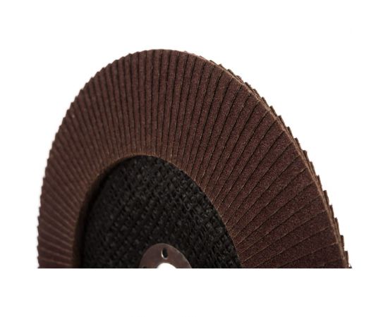 Круг лепестковый конический (180х22.2 мм; К100) для углошлифовальных машин Энкор 20543 – изображение 3