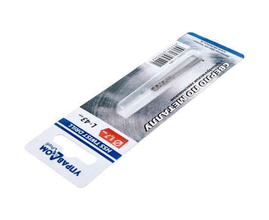 Сверло по металлу, вышлифованный профиль, 1.7х43 мм, 2 шт, угол заточки 135 гр Управдом ​​​​​​​4100000894 – изображение 3