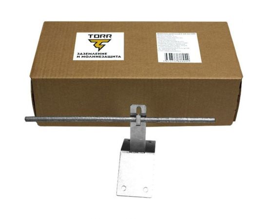 Комплект, набор из 10 держателей для молниезащиты TORR кровельный на конек, длина - 100мм. 6182340 – изображение 4