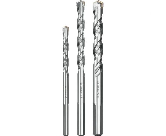 Набор сверл по бетону ЗУБР Профессионал 3 шт, 6-8-10 мм 2916-H3_z01 
