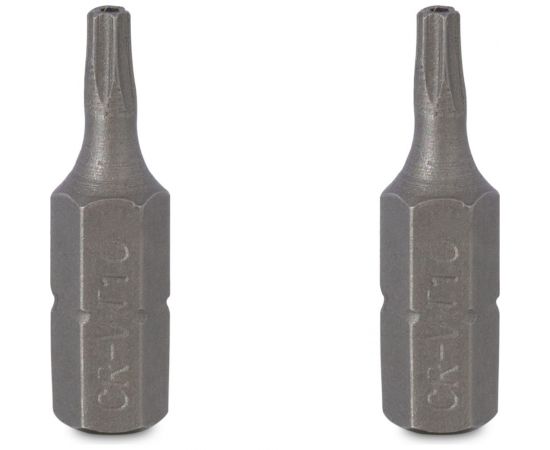 Биты магнитные Torx T10, 25 мм, 2 шт, cr-v VIRA 554141 