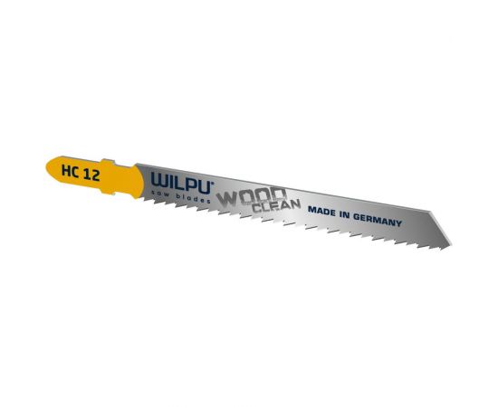 Пилка по дереву HC 12 (5 шт; 100х7.8х1.45 мм; 75 мм; 10 TPI; HCS/CV) WILPU 211000005 