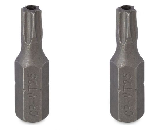 Биты магнитные Torx T25, 25 мм, 2 шт, cr-v VIRA 554144 