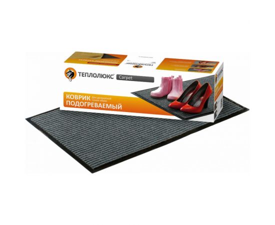 Подогреваемый коврик Теплолюкс carpet 80x50 серый 2217628 
