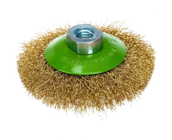 Щетка проволочная конусная 100 мм для УШМ Дело Техники 274300 