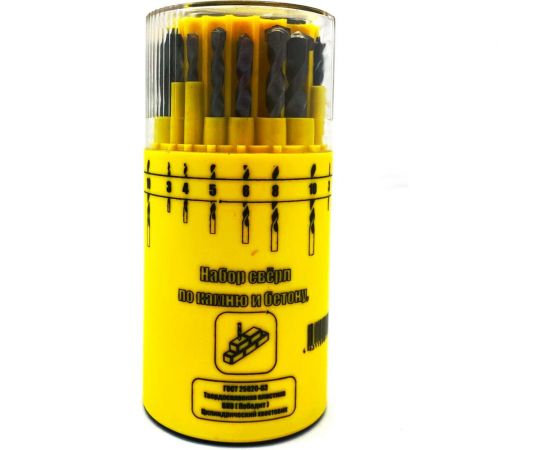 Набор сверл по металлу/бетону/дереву STV 18 шт, 3-10 мм Sekira 00-00013295 