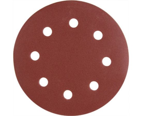 Шлифлист круглый самосцепляющийся 180 мм, Р120, 5 шт WORTEX WSD318120W504 