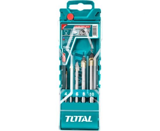 Сверла по стеклу 5 шт TOTAL TACSD7256 – изображение 2