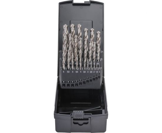 Набор сверл по металлу 25 шт, 1-13 мм, HSS-G Terrax by RUKO A214215RO – изображение 2