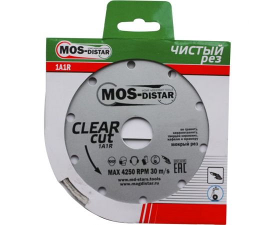 Круг алмазный 1A1R Clear Cut Чистый рез (115х1.6х5х22.23 мм) МОS-DISTAR CC5MD11522 – изображение 2