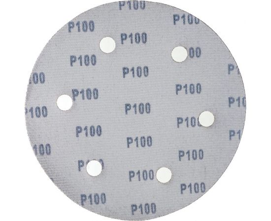Круг шлифовальный (5 шт; 225 мм; P100; 6 отверстий) АЯ-ТЕХ 4603809587046 – изображение 2