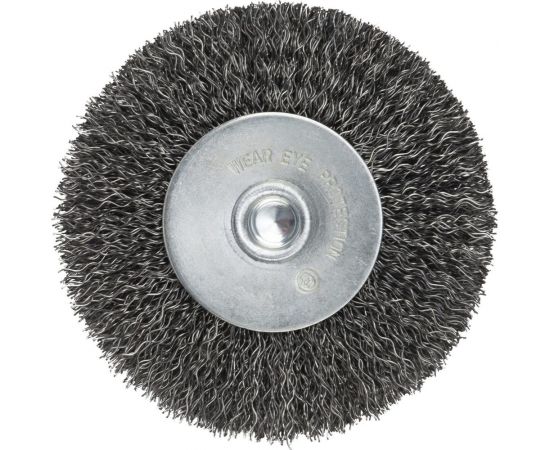 Щетка дисковая с гофрированной проволокой Мастер 154 (30 шт; 75 мм; хвостовик 6х30 мм) Профоснастка 20203004 – изображение 2