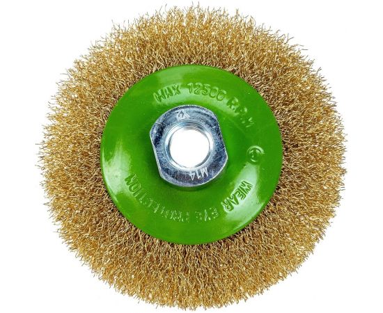 Щетка проволочная конусная 100 мм для УШМ Дело Техники 274300 – изображение 2