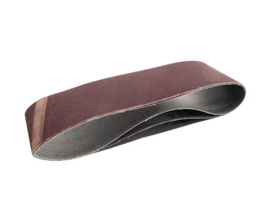 Лента шлифовальная универсальная ""МАСТЕР"" 3шт. (533х75 мм; P180) для ЛШМ Зубр 35542-180 – изображение 2