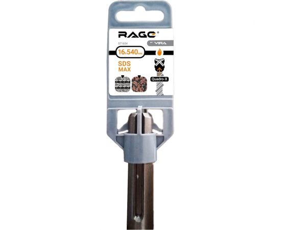 Бур по бетону 16x540 мм, SDS-Max RAGE by VIRA 571654 – изображение 2