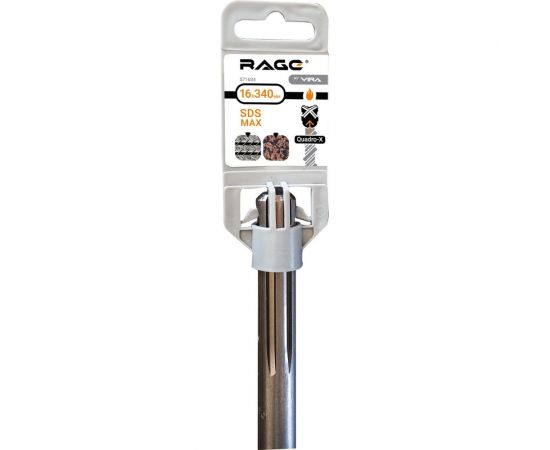 Бур по бетону 16x340 мм, SDS-Max RAGE by VIRA 571634 – изображение 2