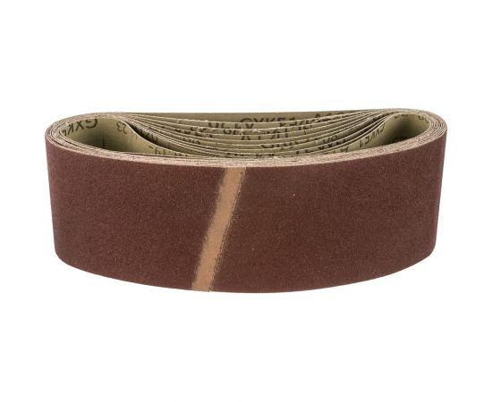 Шлифовальные ленты ЛБ 75х533 мм, А120, 14А, 10 шт. Tsunami D76107553314120 – изображение 3