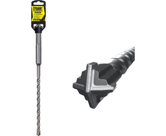 Бур Quadro-X (12x340/200 мм; SDS-max) ГРАНИТ 812340 – изображение 3