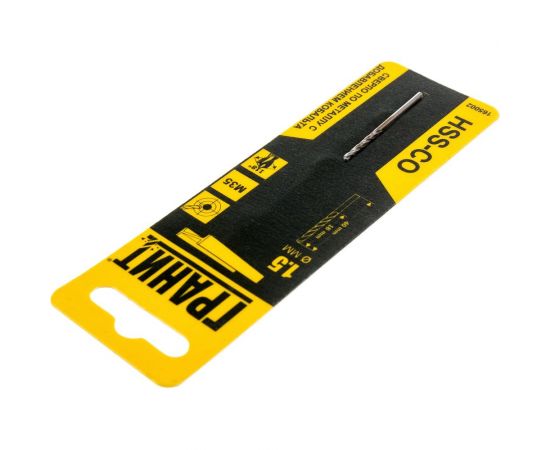 Сверло по металлу HSS-Co (1.5х40/18 мм) ГРАНИТ 165002 – изображение 3