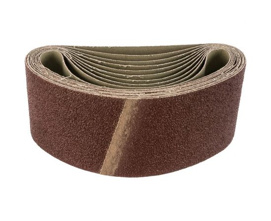 Шлифовальные ленты ЛБ 75х457 мм, А60, 14А, 10 шт. Tsunami D76107545714060 – изображение 3